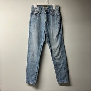 Madewell The Perfect Vintage Blue Denim Womens Size 24 Straight Jeans 5 Pocket